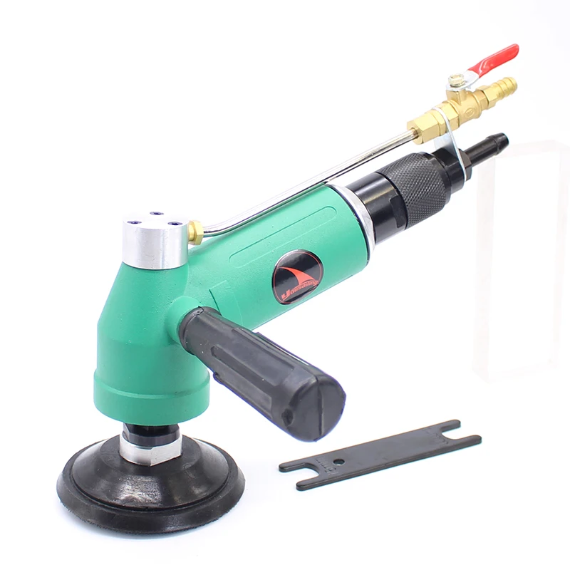 YOUSAILING Water-feed Type 4 Inches Pneumatic Water Sander Air Wet Sander  Polis - £363.33 GBP
