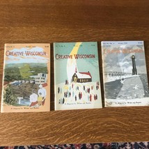 Vintage Lot of 3 CREATIVE WISCONSIN Vol. 6 7 1959 190 A Magazine for Writers &amp;  - £14.74 GBP