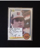 1983 DONRUSS #279 CAL RIPKEN,JR.,BALTIMORE ORIOLES BASEBALL CARD-MLB-VIN... - £3.54 GBP