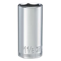 DeWalt 1-1/8 in. X 1/2 in. drive SAE 6 Point Deep Socket - $12.95