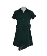 Vintage Authentic Girl Scout Uniform Outfit Shirt Skirt Hat Ohio - £53.07 GBP