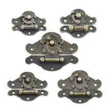 5 Pcs Latch Hook Lock Catch Trunk Decorative Jewelry Gift Wooden Box Has... - $5.99
