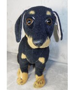 Six Flags Rottweiler Dog Puppy Stuffed Animal Prize Plush Theme Park Toy... - $13.74