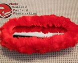 Ford Chrysler Dodge Plymouth Mercury Red Fuzzy Mirror Muff New - $10.49
