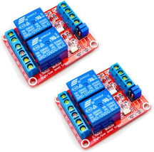 Hiletgo 2Pcs DC 12V 2 Channel Relay Module with Isolated Optocoupler High and Lo - £9.38 GBP