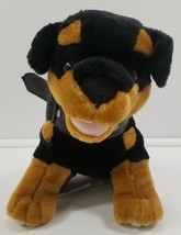 N) Peek-a-Boo Toys Stuffed Animal Puppy Dog Rottweiler 10" - $9.89