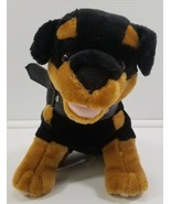 N) Peek-a-Boo Toys Stuffed Animal Puppy Dog Rottweiler 10&quot; - £7.90 GBP