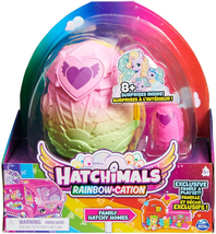 Colleggtibles, Rainbow-Cation Family Hatchy Home Playset with 3 Characters &amp; up  - £26.02 GBP