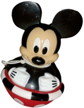 Disney Roly Poly Mickey Mouse Teeter Toddler 3.75&quot; inch Sassy Toy - $12.99
