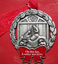 Gloria Duchin Inc Christmas Ornament 1997  Swarovski Elements Nativity B... - £5.58 GBP