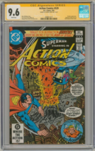 CGC SS 9.6 Superman Action Comics #529 SIGNED 1st George Perez Cover of Series - £238.13 GBP