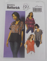 BUTTERICK PATTERN #5955 MISSES LOOSE FITTING SS TOP TEEN SZ XS-M UNCUT P... - $8.99