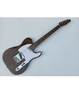 TL Style 6 Strings Electric Guitar,Zebra Wood Body Diy Guitar Kits S473 - $5,175.70 MXN
