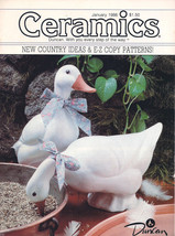 Ceramics -- The world&#39;s most fascinating HOBBY! Magazine January 1986 - $1.75