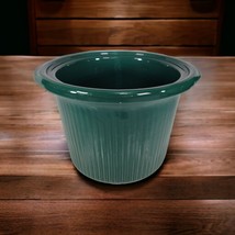 Rival Crockpot 3150 Ceramic Crock Pot INSERT ONLY 3.5 qt Slow Cooker Green - £19.92 GBP