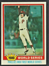 Philadelphia Phillies Tug McGraw 1980 World Series 1981 Topps Baseball Card #404 - £0.77 GBP