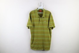Vintage 90s Innes Skateboards Mens Size Large Faded Striped Collared Polo Shirt - £38.89 GBP