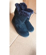 Women&#39;s Cat Black Mid Shearling Style Boots - Universal Thread Size 6 - $25.52 CAD