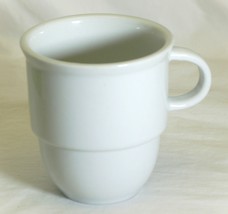 Gibson Coffee Cup Mug White Ribbed Oversized - $14.84