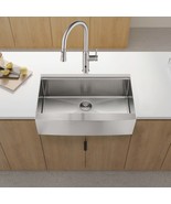 Farmhouse Apron Sink: 30x22x10&quot; Stainless Steel - $6,206.69 MXN