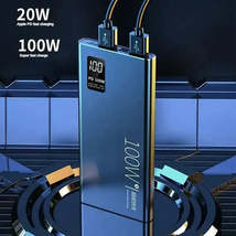 100W PD Fast Charging Power Bank 30000mAh - Portable Phone External Battery Char - £13.68 GBP+