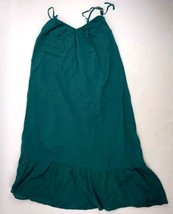 Gap Dress Small Green Cami V-Neck Maxi Sleeveless Spaghetti Strap  - $19.79