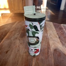 NEW 2024 Starbucks Alison Bremner Alaska Artist Wood Carving Tumbler Tli... - $44.37 CAD
