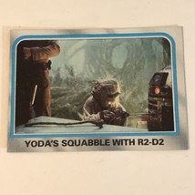 Empire Strikes Back Trading Card #235 Yoda’s Squabble With R2-D2 - £1.52 GBP