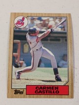 Carmen Castillo Cleveland Indians 1987 Topps Card #513 - £0.78 GBP