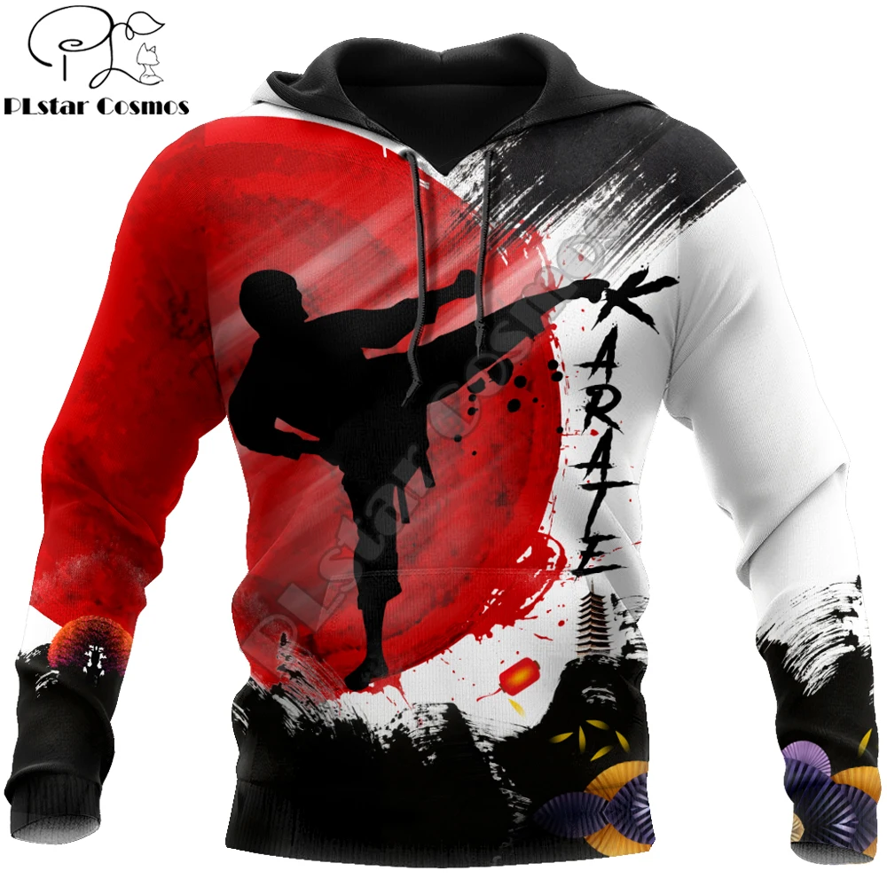 Karate Martial arts 3D Printed Autumn Men Hoodies Unisex Harajuku Casual Pullove - £106.51 GBP