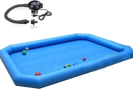 23x23x1.8FT PVC Inflatable Swimming Pool for OUrdoor Water Playing with Blower - £648.14 GBP