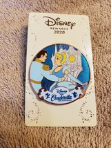 NEW Disney Visa Rewards 70th Anniversary Cinderella Pin 2020 With her Pr... - £19.77 GBP