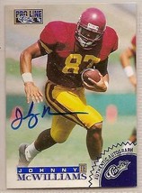Johnny Mcwilliams signed autographed Football card - $9.65