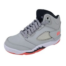 Nike Air Jordan 5 Retro GP Wolf Grey 440893 018 Little Kids Basketball Size 12 - £51.41 GBP