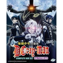 DVD Anime D.Gray-Man Serie TV completa (fine 1-116) +Hallow English Audio Dub - £48.18 GBP