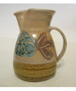 Small Studio Art Pottery Pitcher Signed Cariaso 5 Inch Tall - £19.65 GBP
