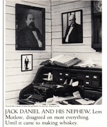 1981 Jack Daniels Tennessee Whiskey Vintage Print Ad Roll Top Desk 80s W... - $10.97