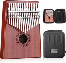 Gecko Kalimba 17 Keys Thumb Piano With Waterproof Protective Box, Tune Hammer - £41.14 GBP