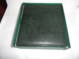 Pheasant Dark Green Leather Covered  Humidor - $125.00