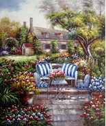 20x24 inches Garden  stretched Oil Painting Canvas Art Wall Decor modern102 - $110.99 CAD