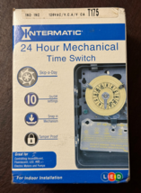 NEW Intermatic T175 24-Hour Mechanical Time Switch Indoor w/ Skip a Day Function - £97.89 GBP