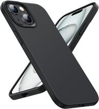 Compatible With iPhone 15 Case, Silicone Phone Case 6.1 inch,  (Black) - $12.86