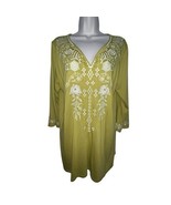 J. Jill Women Embroidered Modest Tunic Shirt Size Large Green Cotton 3/4... - €18,45 EUR J. Jill Women Embroidered Modest Tunic Shirt Size Large Green Cotton 3/4... - €18,45 EUR