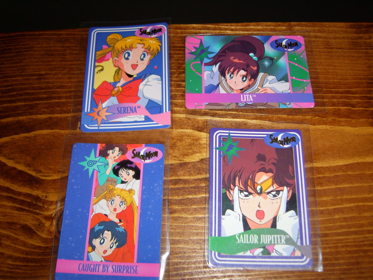 Lot of 4 Sailor Moon trading cards Lot #8 - £7.86 GBP