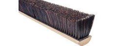 Magnolia Brush #5624 24&quot; Dark Red Coarse &amp; Fine Black Plastic Mix Broom ... - $44.95