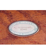 Lockheed Aircraft Corporation Name Badge, Georgia Division - £7.06 GBP
