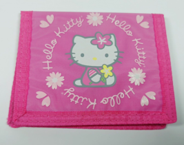 Hello Kitty Pink Flower Wallet FAB Starpoint 2005 Collectible Sanrio - $18.95