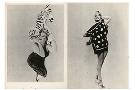2 Marilyn Monroes on postcards from the &#39;60s - £1.55 GBP