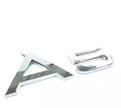 Chrome Rear Trunk Emblem A5 - $24.99