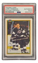 Larry Robinson Firmado 1990 Bowman #150 los Ángeles Kings Hockey Card PSA / DNA - £29.57 GBP
